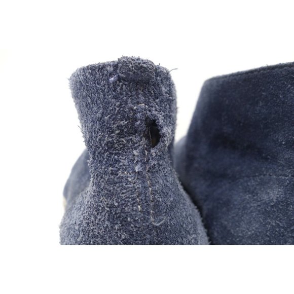 Cole Haan Navy Blue Distressed Suede Lace Up Chukka Ankle Boots Men\'s 9 M